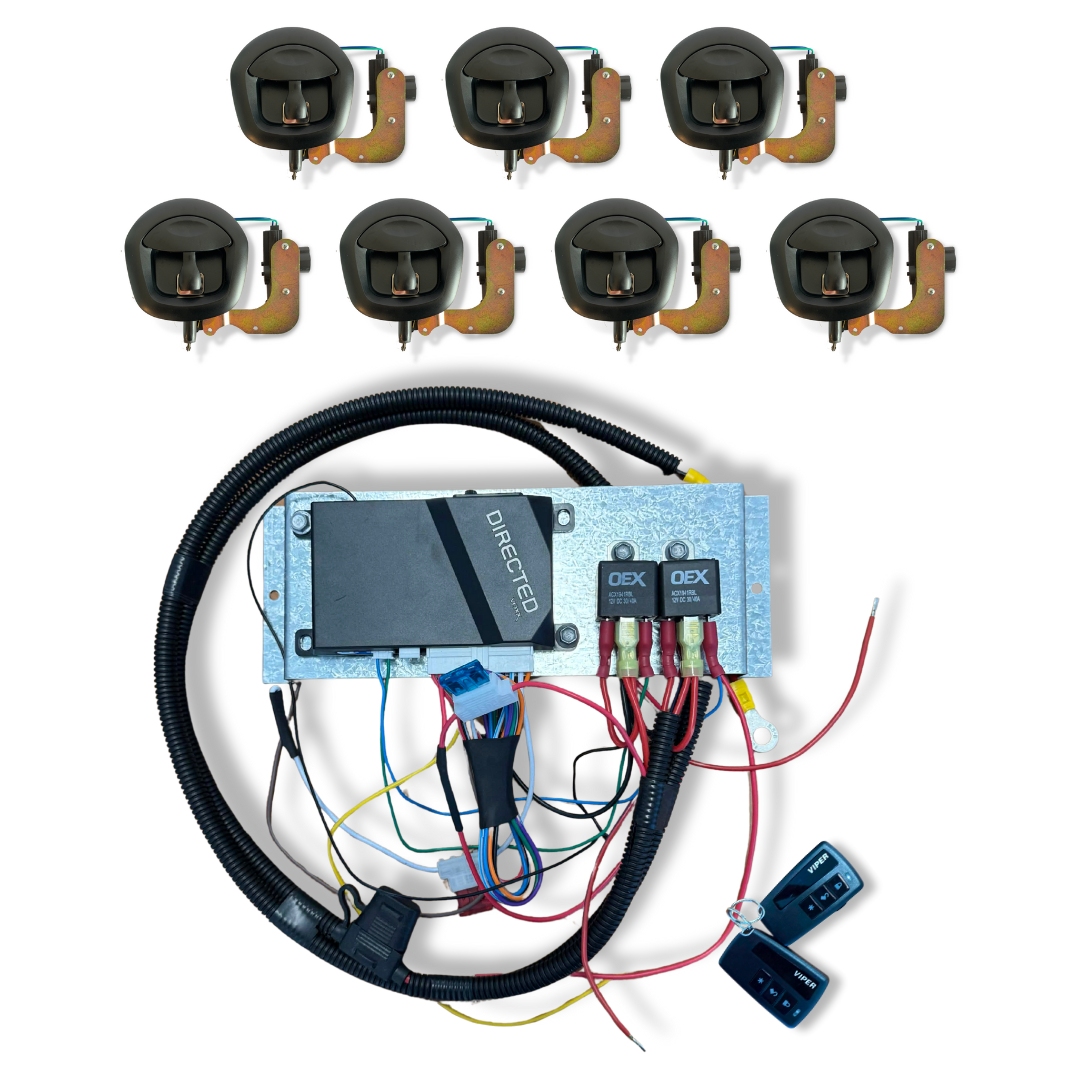 Full Central Locking & Alarm System with Remotes etc.