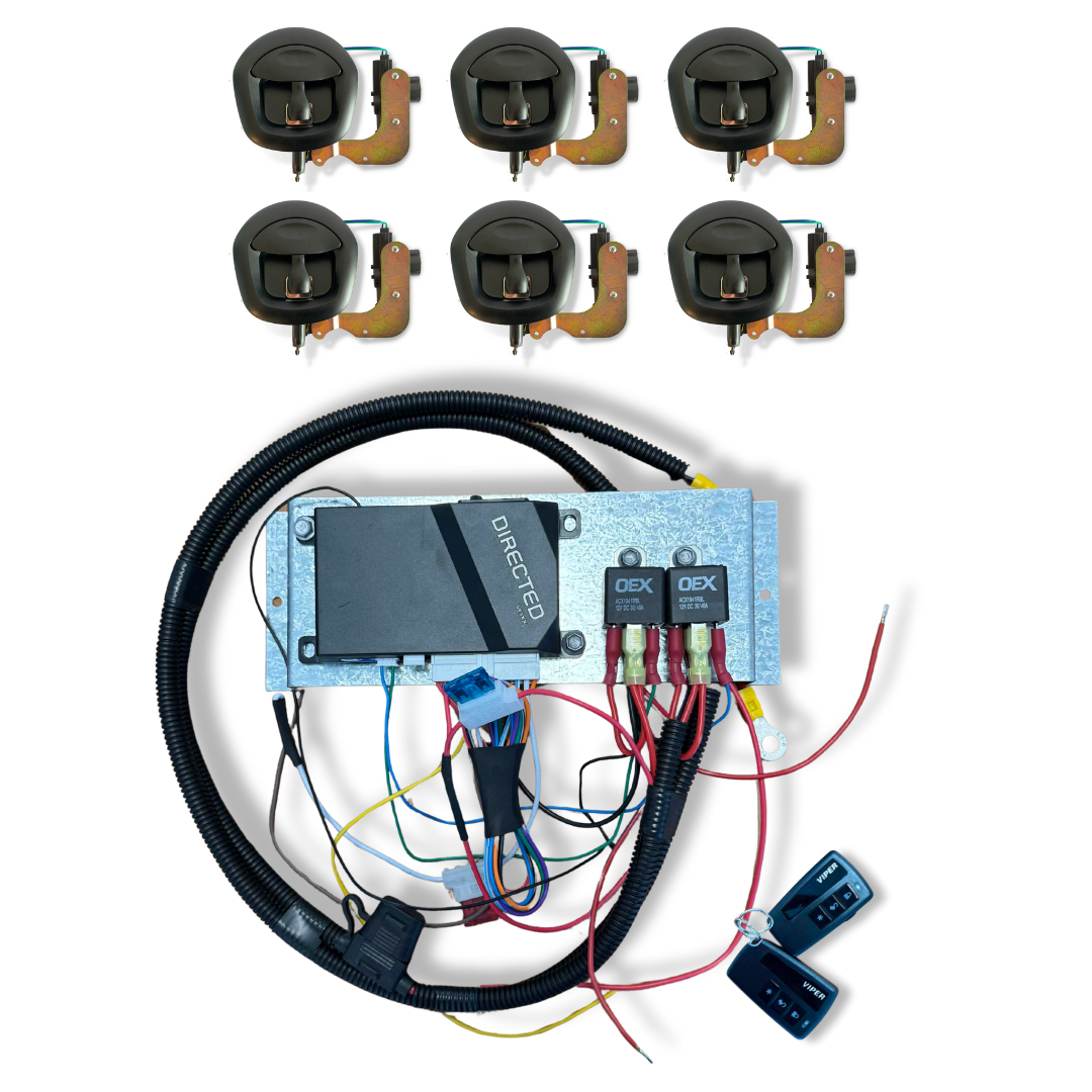 Full Central Locking & Alarm System with Remotes etc.