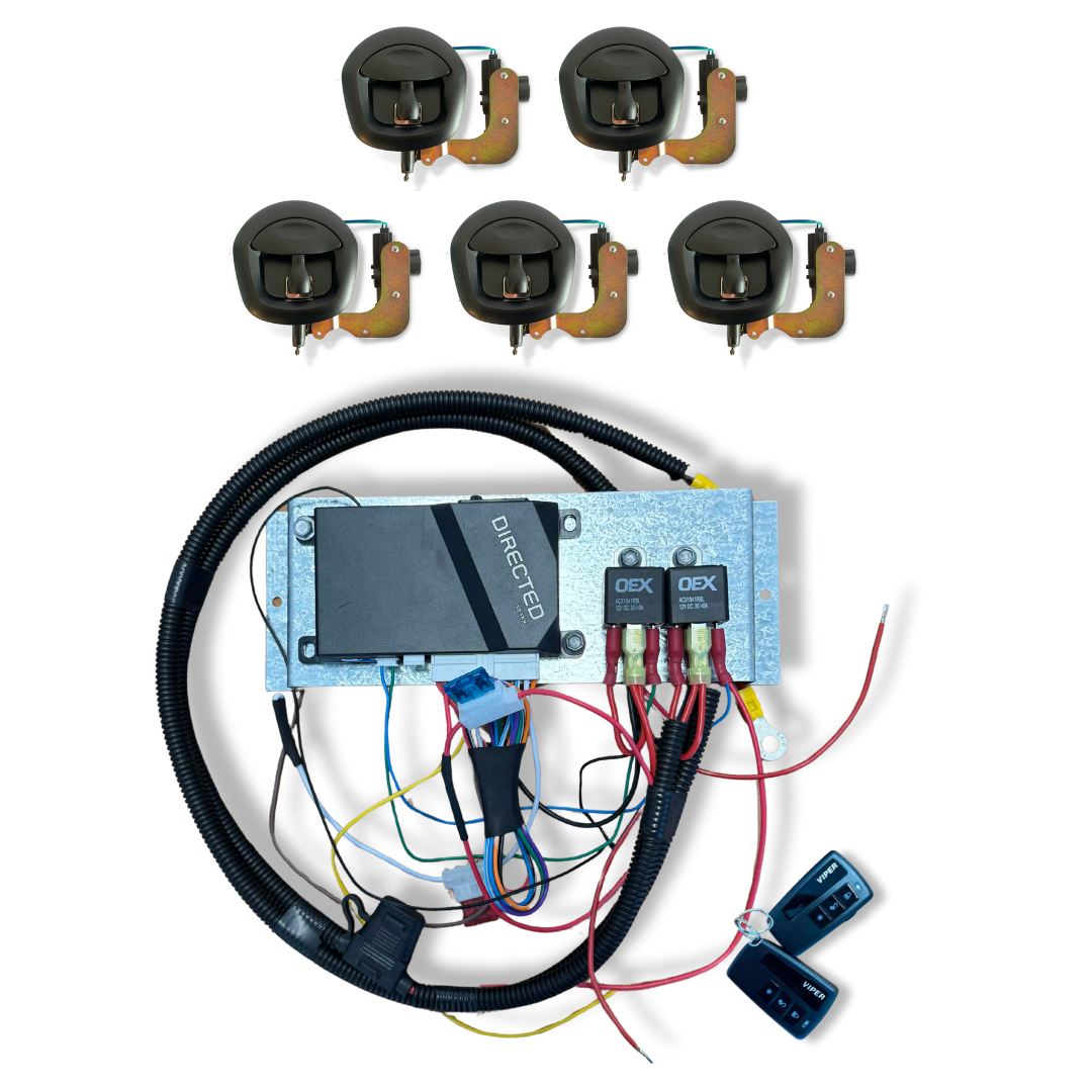 Full Central Locking & Alarm System with Remotes etc.