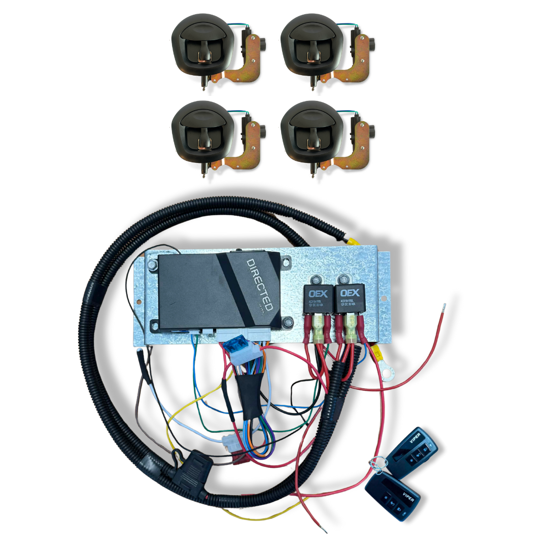 Full Central Locking & Alarm System with Remotes etc.