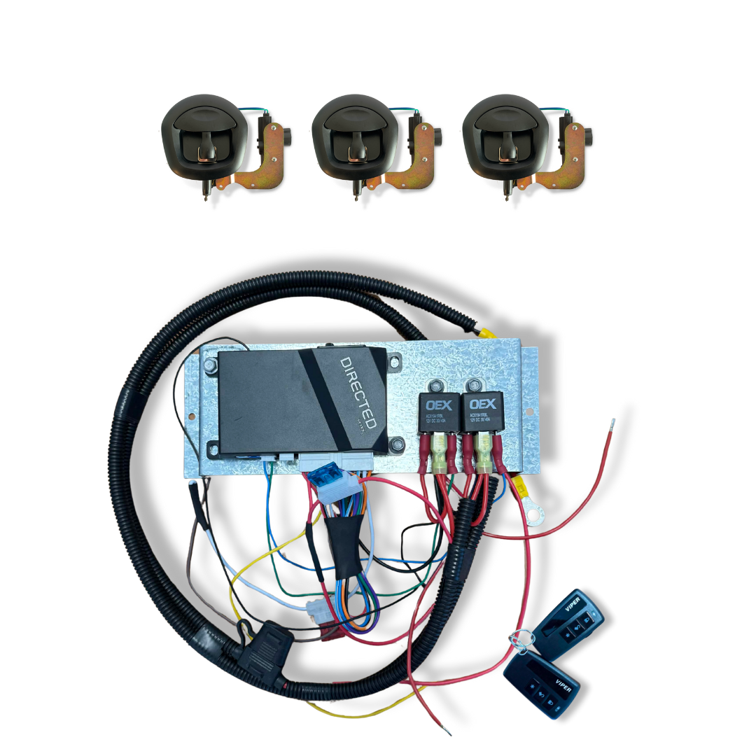 Full Central Locking & Alarm System with Remotes etc.