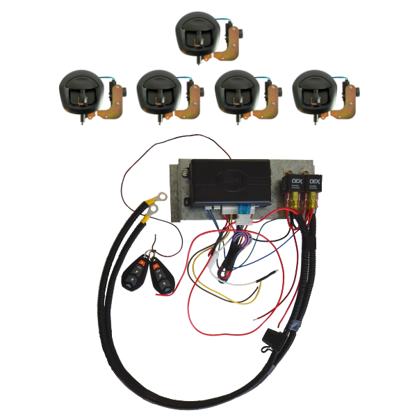 Full Central Locking & Alarm System with Remotes etc.